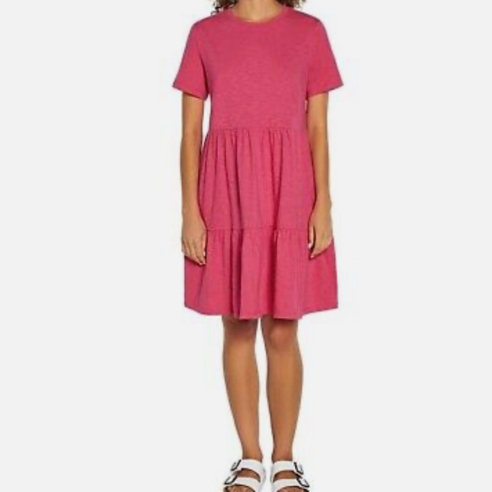 Gap Ladies Short Sleeve Tiered Dress